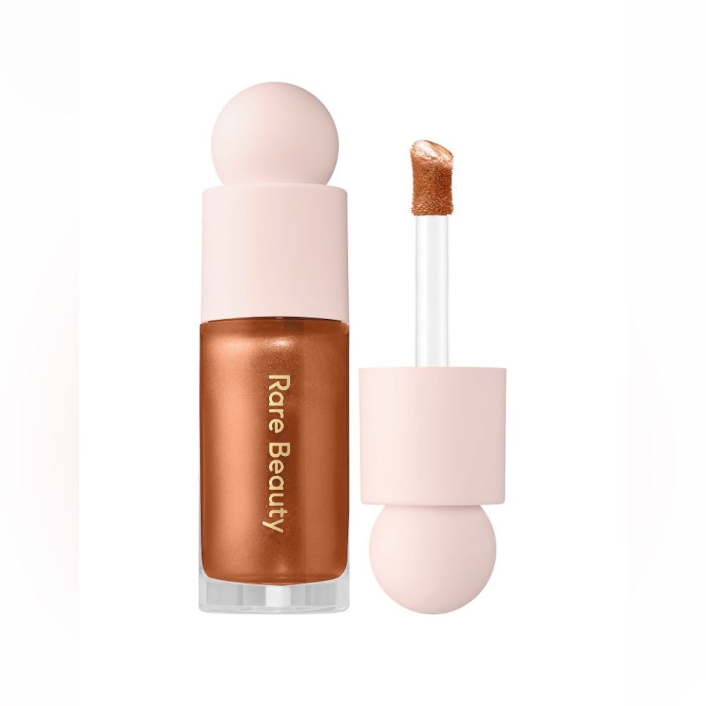 Rare Beauty Liquid Luminizer in shade Reflect- deep bronze